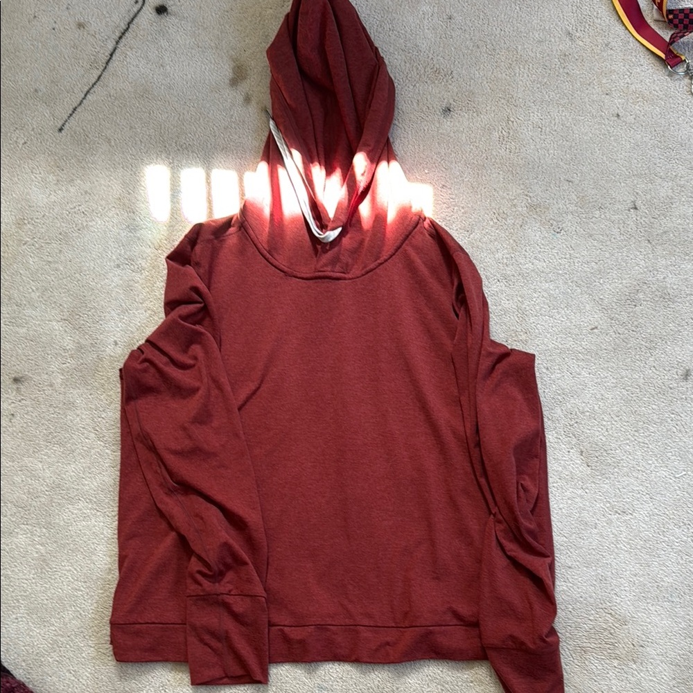 Red Hooded Sweatshirt